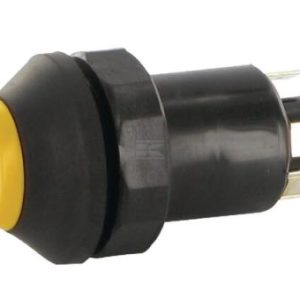 Comutator tip buton cardan rotund galben 11100240PN