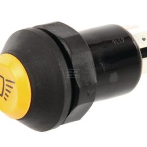 Comutator tip buton lumini de lucru rotund galben 50.3A