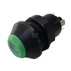 Comutator tip buton lumini rotund verde 11125200PN
