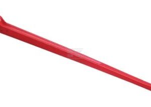 Dinte incarcator curbat  70mm profil T dublu 36x895mm piulita M22x1,5mm varf ascutit rosu gopart