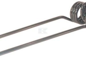 Dinte grebla rotativa stanga 387x110x9,5mm orificiu diametru 51mm potrivit pentru Kuhn 58740600KR