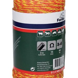 Cablu gard electric 250m 3x0,16mm fire otel inoxidabil 170.2