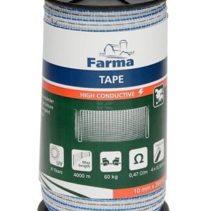 Banda gard electric 10mm 200m 4x0,30mm conductivitate ridicata 704018FA