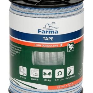 Banda gard electric 20mm 200m 6x0,30mm conductivitate ridicata