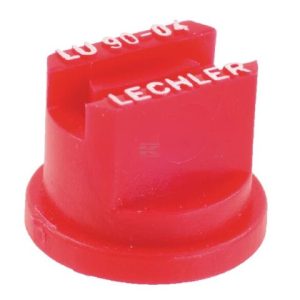 Duza cu jeturi aplatizate AD 120° rosie, din plastic AD12004POM