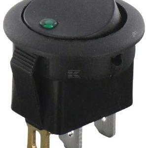 Comutator basculant LED verde