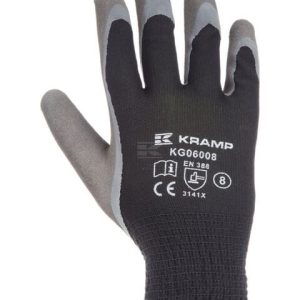 Manusi de lucru negru poliester 27,5cm lungime 10/XL Protect Kramp