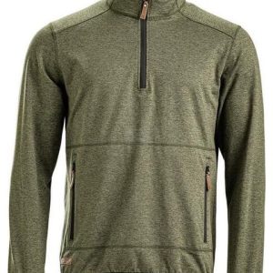 Bluza polar cu fermoar scurt masliniu marime L KW5011001802054