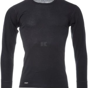 Bluza termica lana Merino guler rotund S