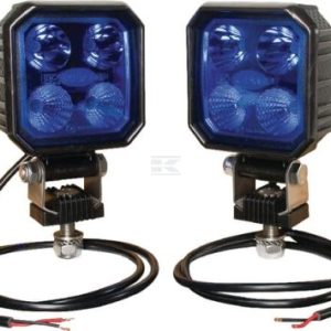 Set lampi de lucru LED 9W 1000lm patrate 10/30V albastre 90x4mm LED-uri 2 buc. Kramp LA10002