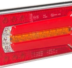 Lampa spate multifunctionala LED dreptunghiulara 12-24V 236x104x61,5mm 5 poli Kramp