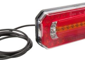 Lampa spate multifunctionala LED dreptunghiulara 12-24V 236x104x61,5mm Kramp
