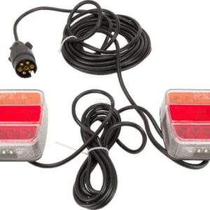 Set lampi magnetice LED 12/24V cablu 7,5m