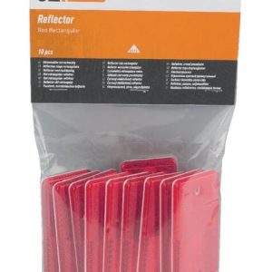 Reflector, rosu, dreptunghiular