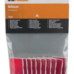 Reflector, rosu, patrat LA75012