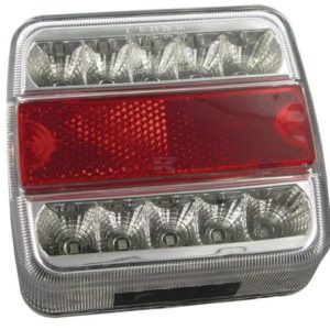 Lampa spate LED 1W patrata 12V 106x35x98mm 18 LED-uri gopart  120.3