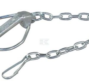 Bolt de siguranta cu inel si lant 11mm