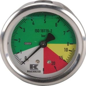 Manometru 63 1/4" spate AHL fix