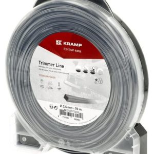 Fir de taiere diametru 2,5mm, 59m, patrat, gri, Titanium Power, Kramp
