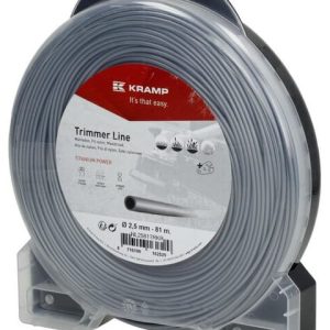 Fir de taiere diametru 2,5mm, 81m, rotund, gri, Titanium Power, Kramp