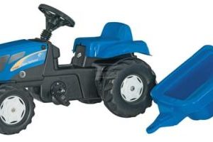 Tractor cu pedale New Holland T7040 si remorca, RollyKid