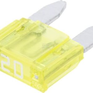 Set sigurante auto mini 32V 20A lungime 16,3mm ambalaj 50 buc galben iMaXX SI20267