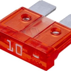 Set sigurante auto standard 10A lungime 20mm ambalaj 100 buc rosu iMaXX SI22010