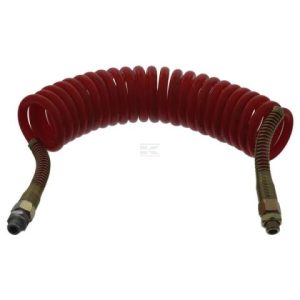 Furtun de aer spiralat M16x1,5 rosu
