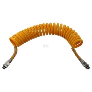Furtun de aer spiralat M16x1,5 galben