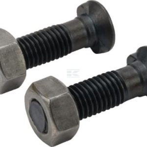 Surub plug cap oval cu nas dublu si piulita M12x45mm 10.9 1245COP025