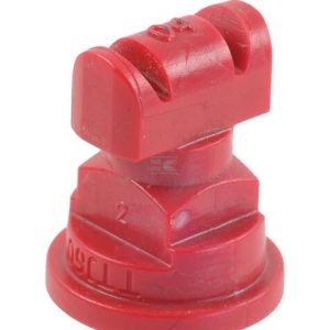 Duza cu jet plat, dubla TTJ 110° rosie, din plastic TTJ6011004VP