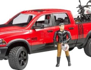 Masina de teren cu bena 2500 Power Wagon si motocicleta Ducati