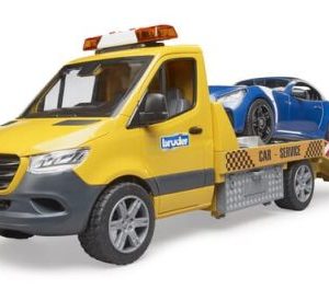 Camioneta cu platforma MB Sprinter masina Bruder Roadstar si modul de sunet si lumini