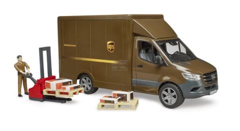 Camioneta curier UPS MB Sprinter cu sofer si accesorii U02678