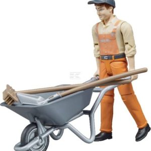 Set figurina lucrator municipal cu accesorii