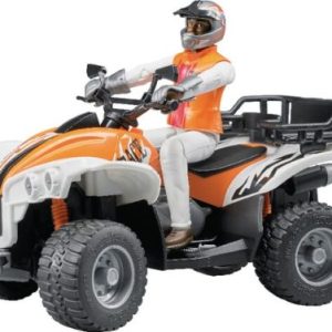 ATV cu motociclist