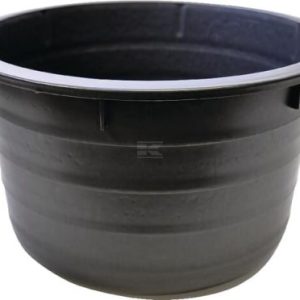 Vas plastic negru capacitate 90l diametru 670x350mm Gripline VV610300