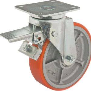 Rola pivotanta diametru 200x50mm cu frana suport 140x110mm sarcina 830kg Ro-Carr WH700P200