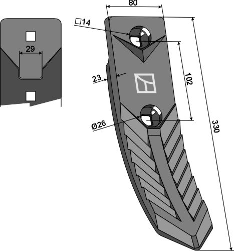 varf - Delta Flex - Forjat 101.IND-801.1=19415057,101003120 — imaginea 2