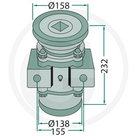 LAGAR DISC 18031-0405