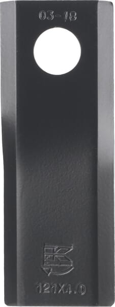 Lama cositoare dreapta 122x45x4mm orificiu 18,25mm potrivita pentru Kuhn/Claas/John Deere/New Holland 56451300KR