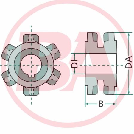 PINION DE LANT  8X31 7552-113926 — imaginea 3