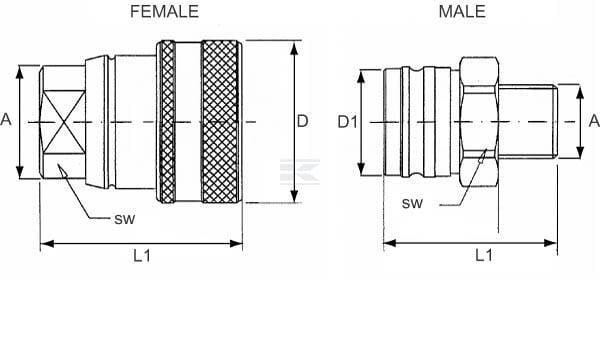 CUPLA 87001275,VF1815F,69/7351-105=VF1815M — imaginea 6