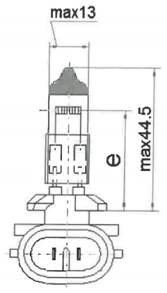 Bec 12V 27W PGJ13  20.5 C B120600=OSR881- — imaginea 2