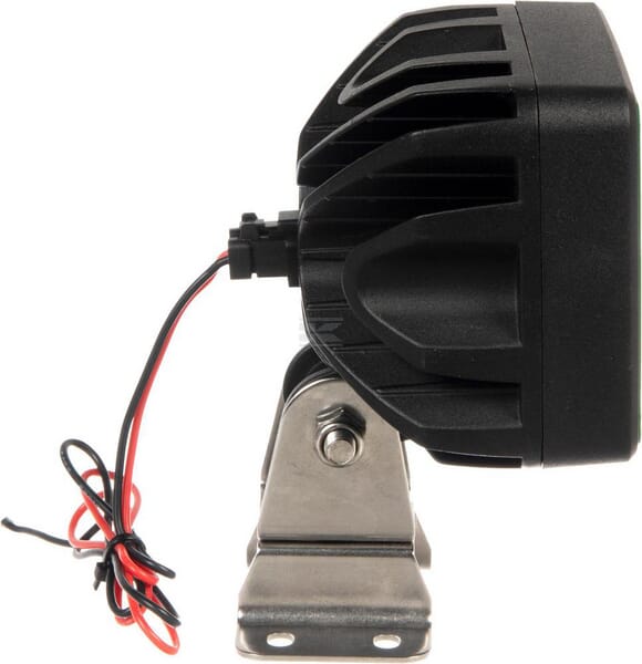 Lampa de lucru LED 60W 5600lm patrata 10/30V alba 108x80x97mm mufa Deutsch flood - fascicul larg 20 LED-uri Kramp LA10410R — imaginea 3
