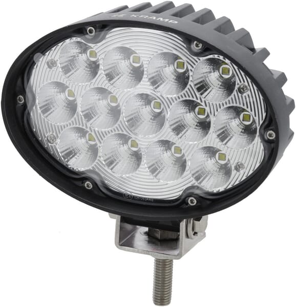 Lampa de lucru LED, 65V, 5880lm, oval, 10/30V, 166x148x95mm, mufa Deutsch, Spot, 13 LED-uri LA10432SP