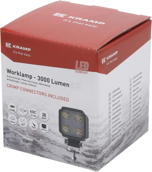 Lampa de lucru LED, 20W, 3000lm LA10905 — imaginea 3
