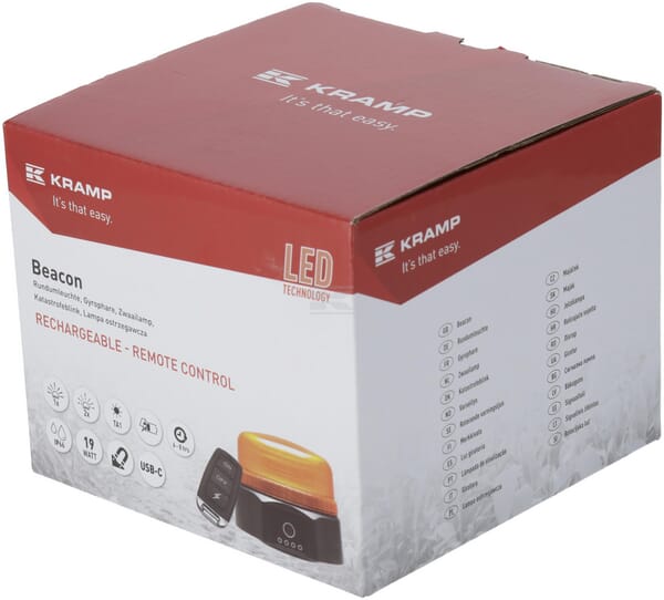GIROFAR REINCARCABIL CU MAGNET PORNIRE TELECOMANDA 19W LA20091 — imaginea 3