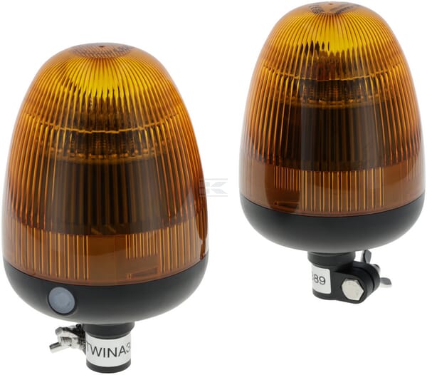 Girofar LED, 20W, 12-24V,chihlimbar, flexibil, Ø 126mm x201mm 140.6 LA20095