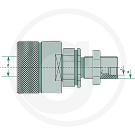 CUPLA RAPIDA(M20x1,5) DN12 81510188 — imaginea 2